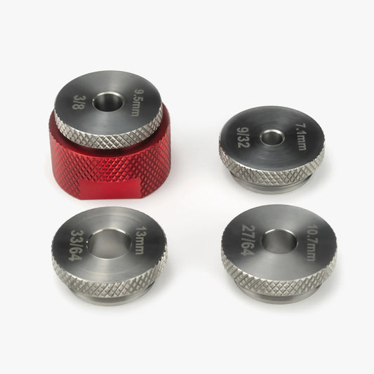 Drilling Jig 1.375x24 Cup, .22 to .45 Baffle Set