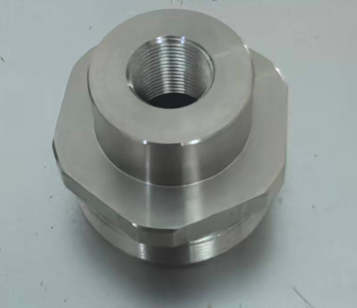 1.375-24 Direct Thread Adapter for HUB Stainless Steel
