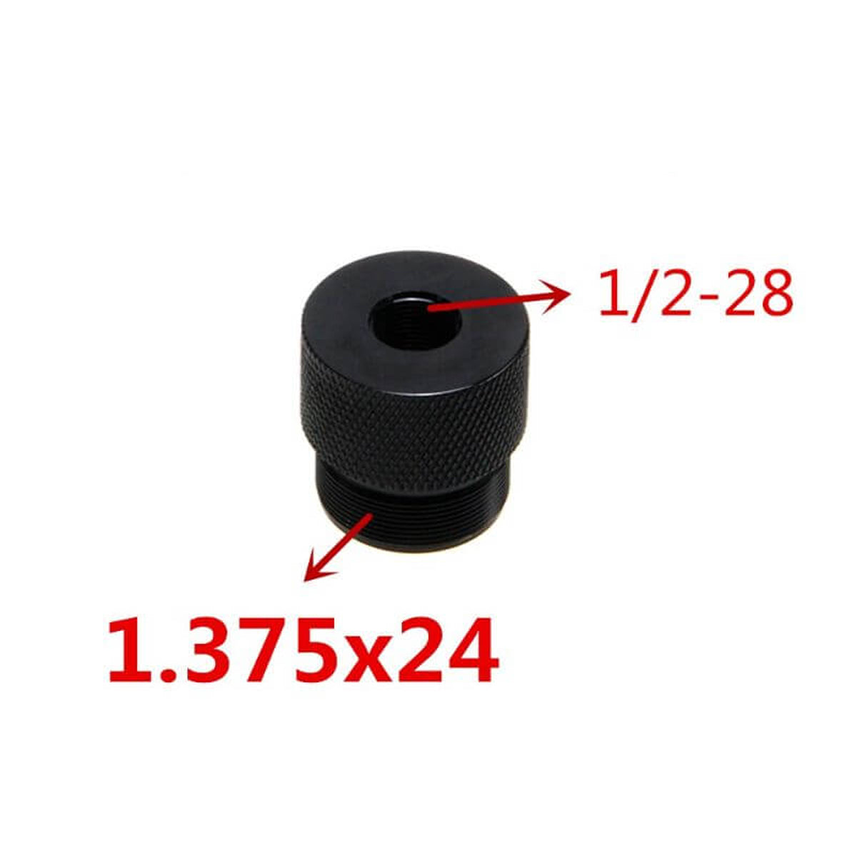 1.375x24 TPI Thread Adapters Aluminum