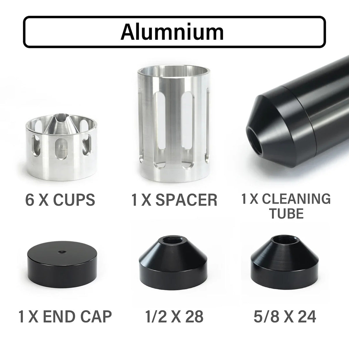 8.5 INCH ALUMINUM FUEL FILTER