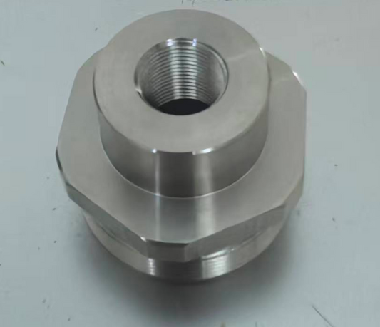 1.375-24 Direct Thread Adapter for HUB Stainless Steel