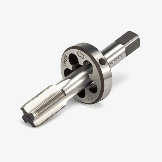 Premium 5/8×24 or 1/2×28 Tap & Die Metric Thread Right Hand Set