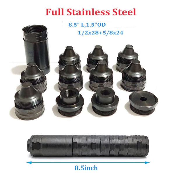 1.375x24 TPI  SCREW CONES 8.5″ Inch FUEL FILTER KIT 1.50″OD STAINLESS STEEL