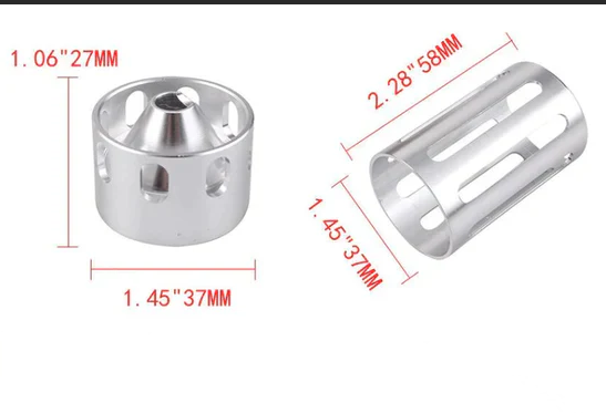 8.5 INCH ALUMINUM FUEL FILTER