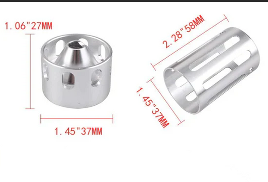 8.5 INCH ALUMINUM FUEL FILTER