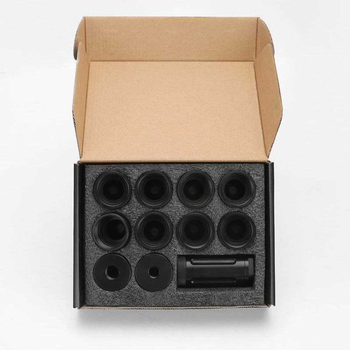 SCREW CONES 10″L FUEL FILTER KIT 1.58″OD ALUMINUM
